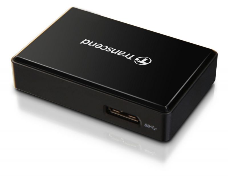 Картридер внешний USB Transcend TS-RDF8K2 (черный, USB3.0, Retail)
